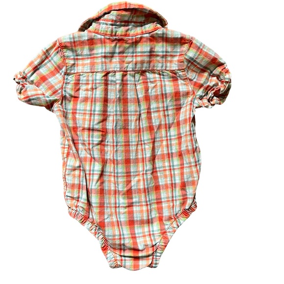 3 Gap Spring Boy Onesies / Bodysuits & 1 Carter's Tan Corduroy Pants, Size 6M - Picture 4 of 10
